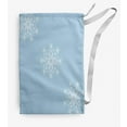 thumbnail image 1 of Simply Daisy Canvas Falling Snow 18 x 29 in Blue Laundry Bag, 1 of 3