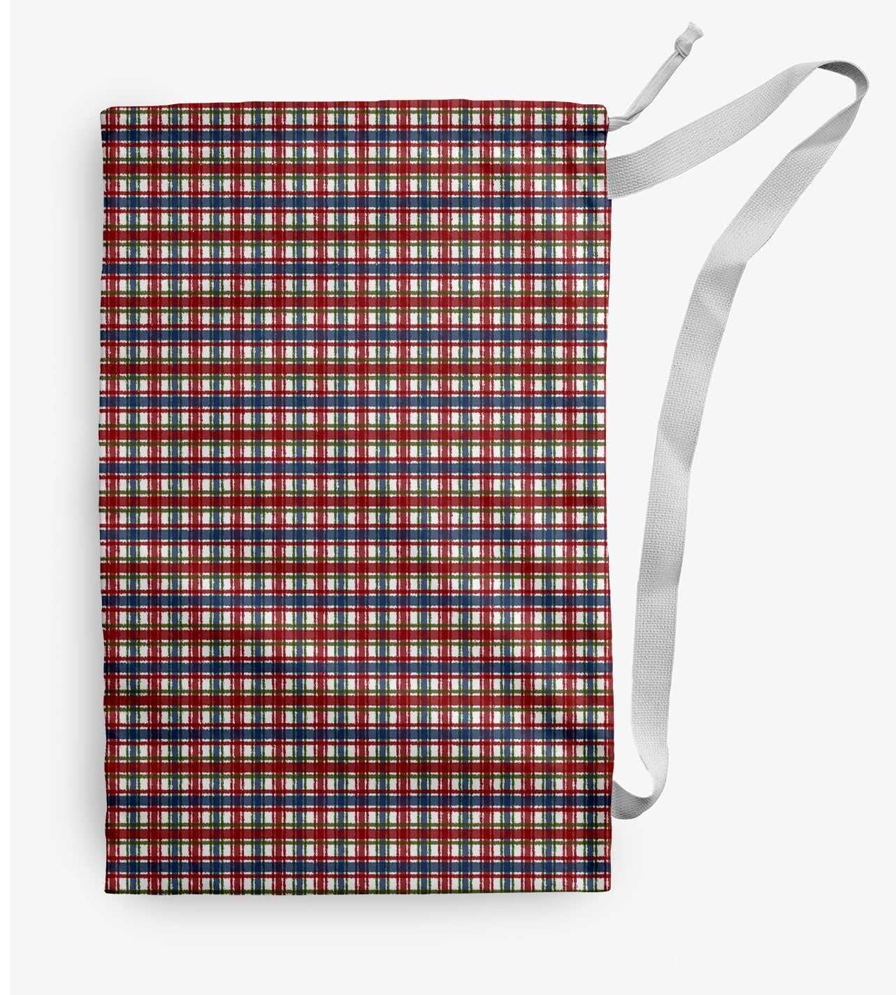 Simply Daisy Canvas Geometric 28 x 36 in Brown Laundry Bag