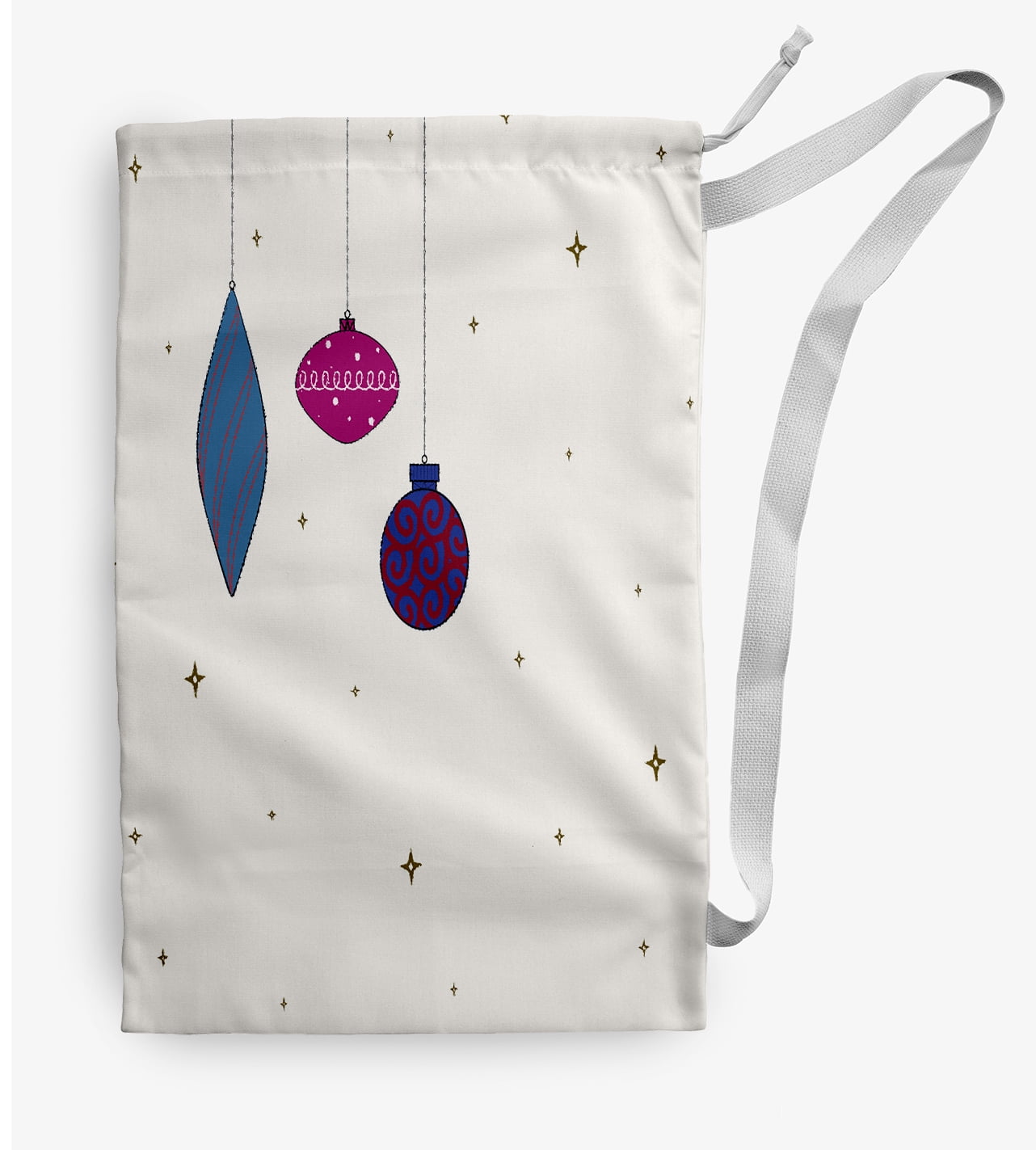 Simply Daisy Canvas Light Bright 28 x 36 in Pink Laundry Bag
