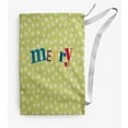 thumbnail image 1 of Simply Daisy Canvas Merry Dot 28 x 36 in Green Laundry Bag, 1 of 3