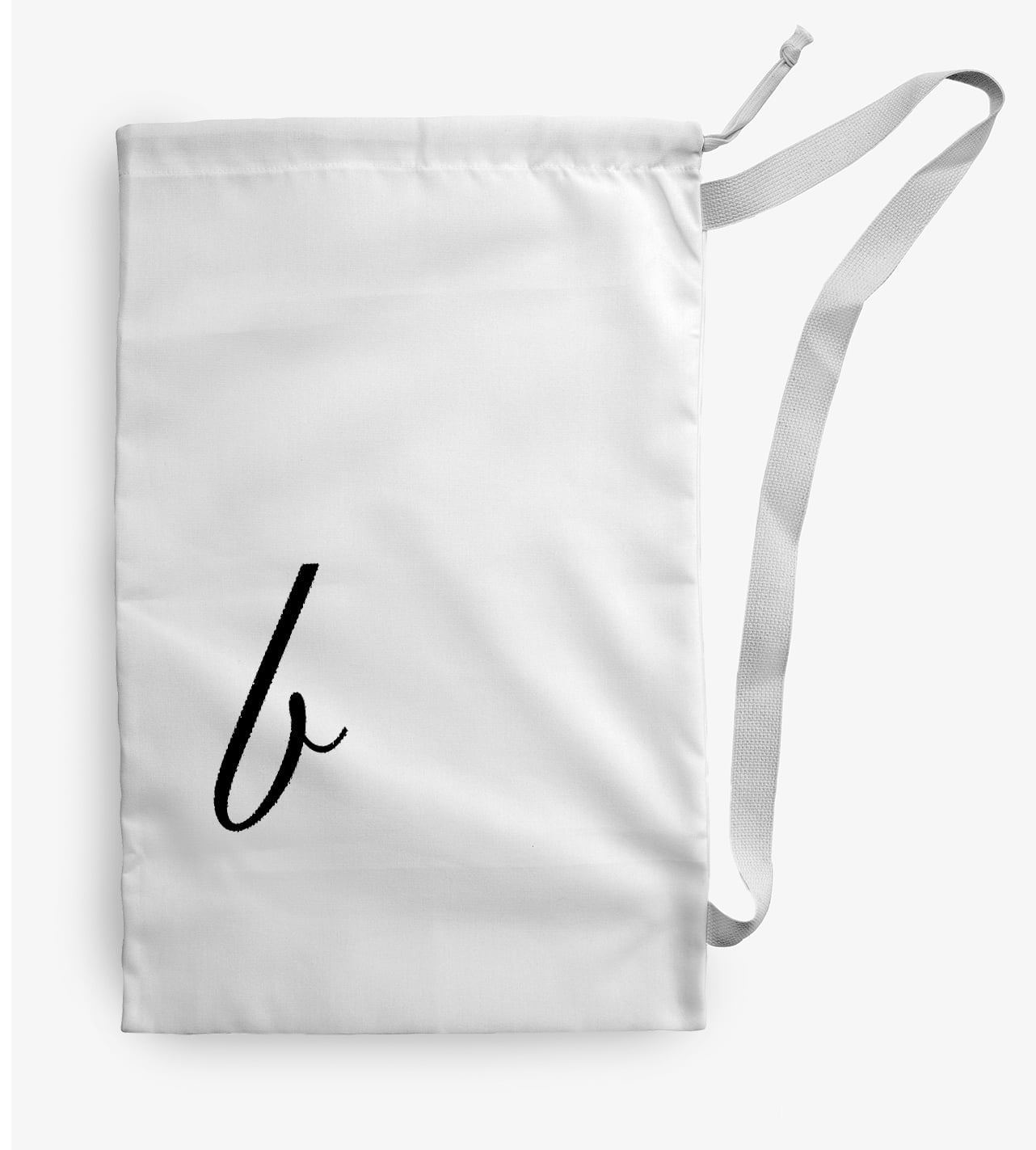 Simply Daisy Canvas Modern Monogram 28 x 36 in b Laundry Bag