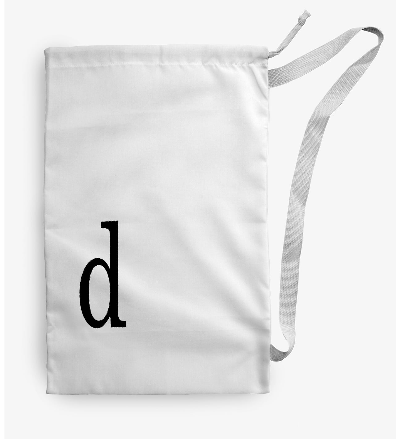 Simply Daisy Canvas Modern Monogram 28 x 36 in d Laundry Bag
