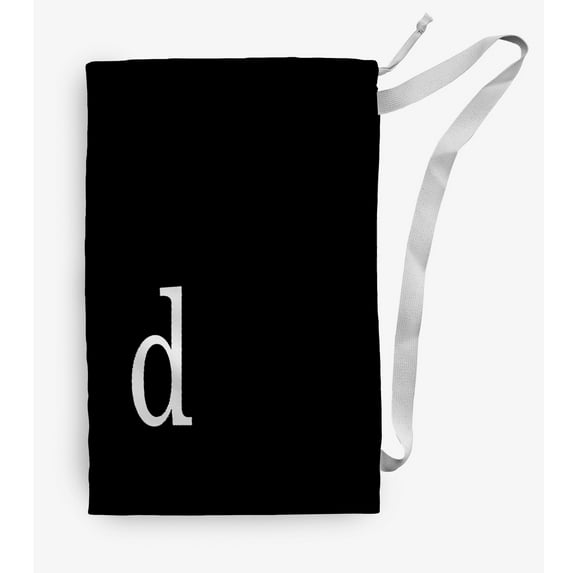 Simply Daisy Canvas Modern Monogram 28 x 36 in d Laundry Bag
