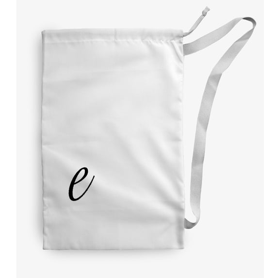 Simply Daisy Canvas Modern Monogram 28 x 36 in e Laundry Bag