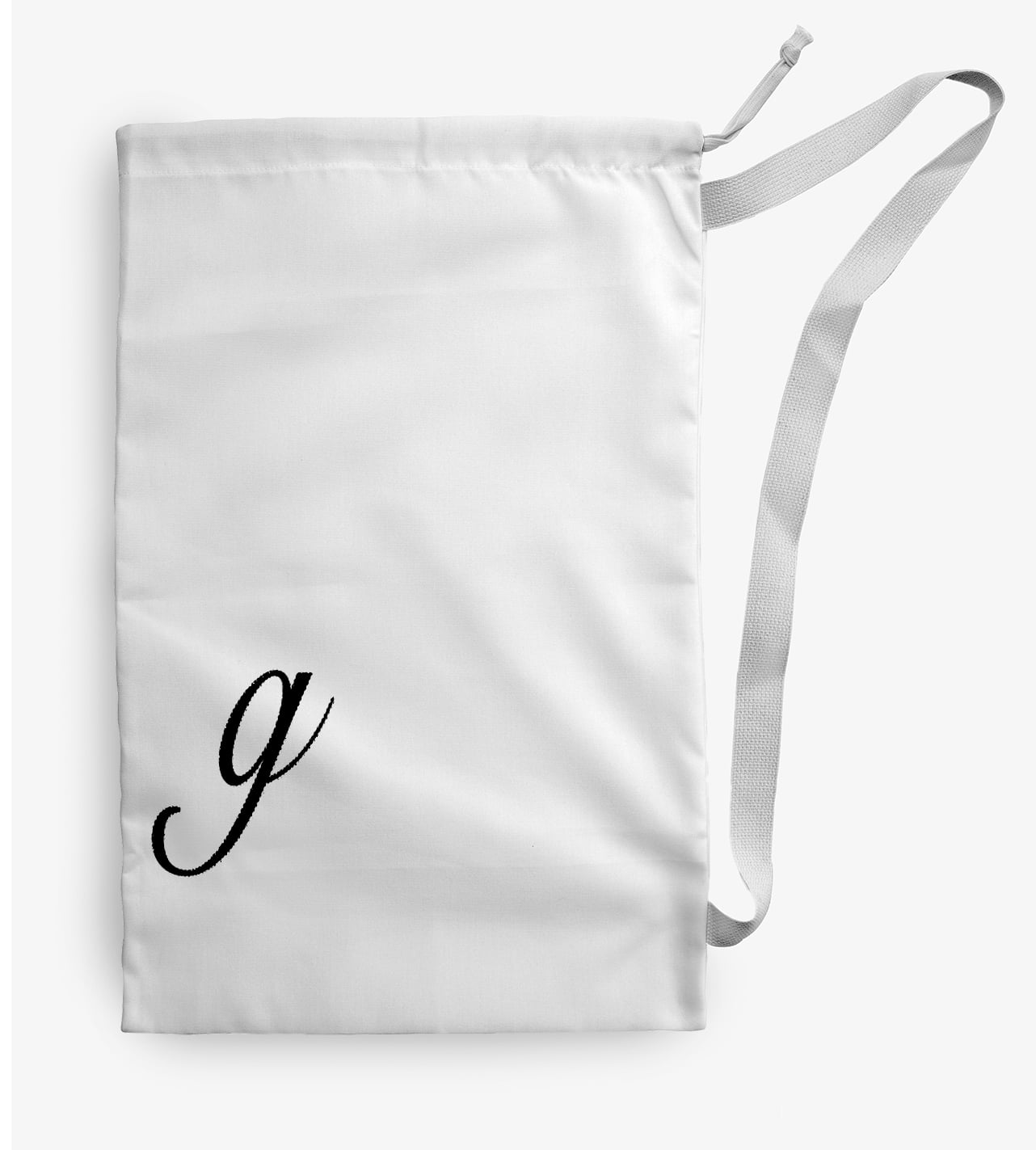 Simply Daisy Canvas Modern Monogram 28 x 36 in g Laundry Bag