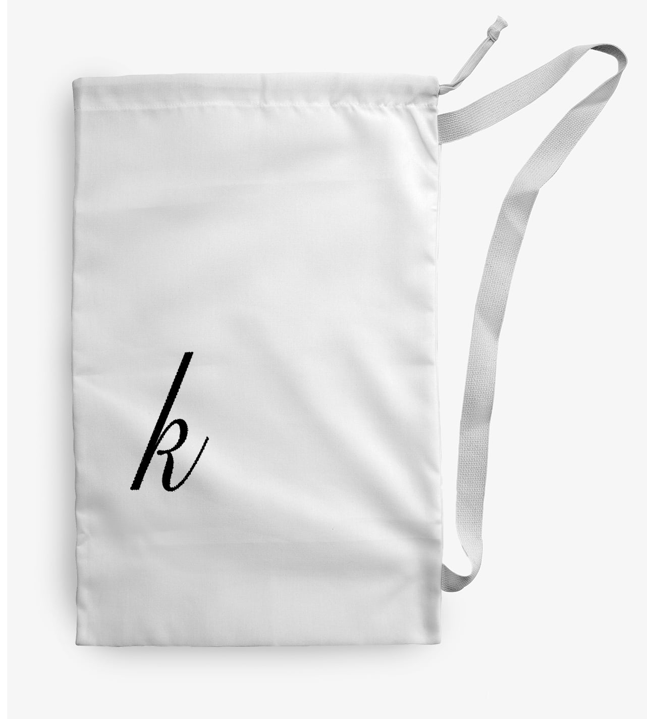Simply Daisy Canvas Modern Monogram 28 x 36 in k Laundry Bag