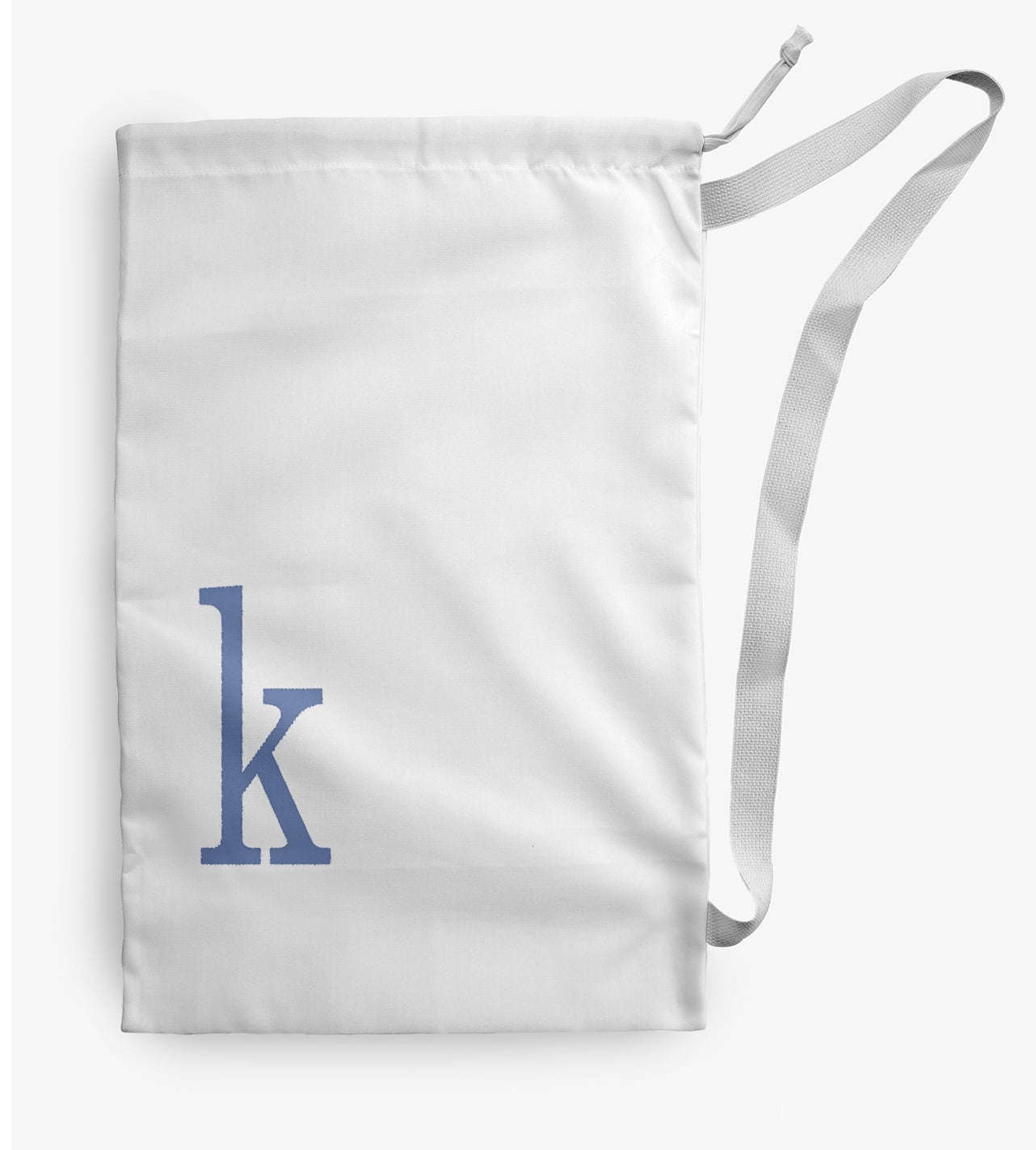 Simply Daisy Canvas Modern Monogram 28 x 36 in k Laundry Bag