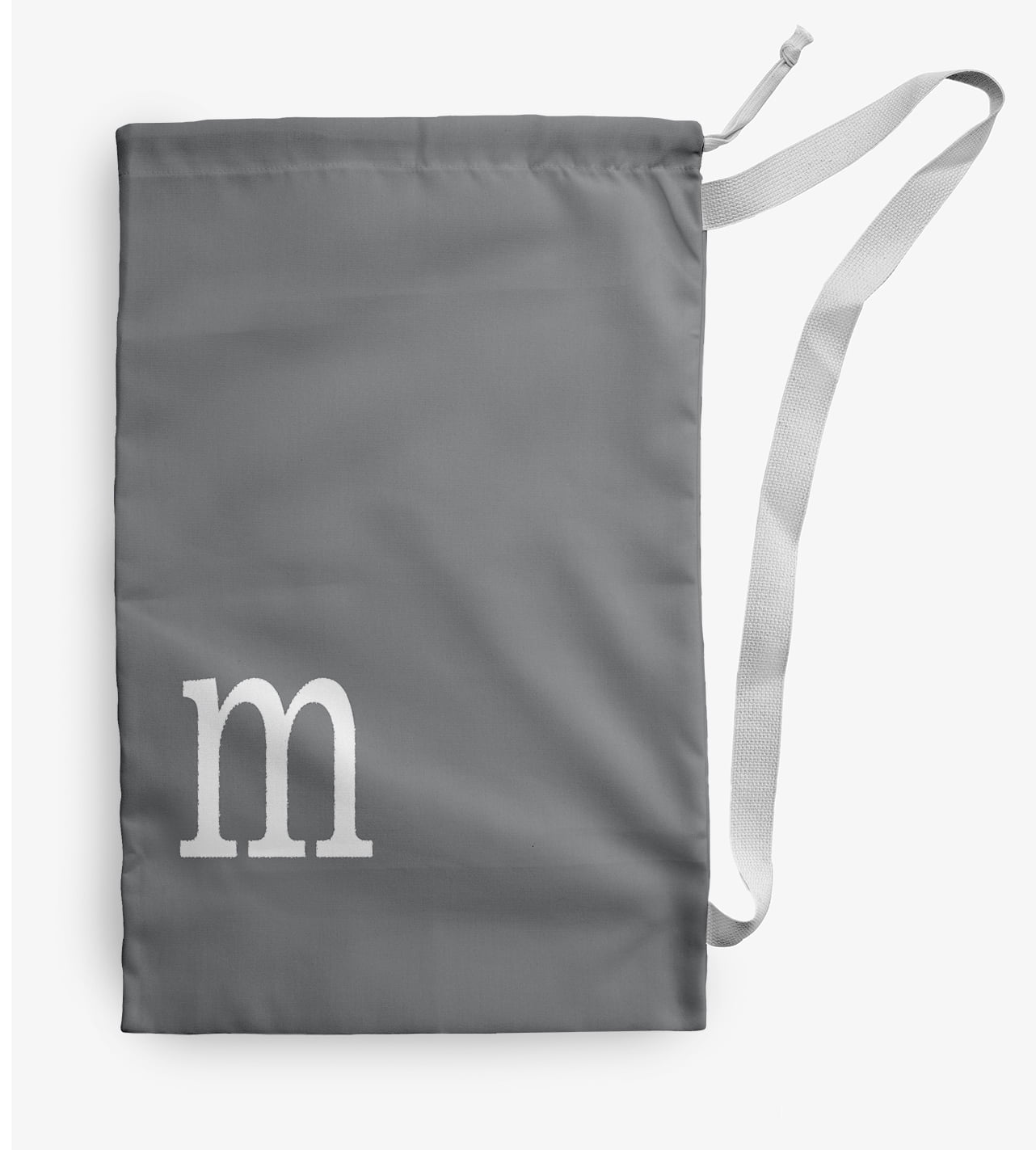 Simply Daisy Canvas Modern Monogram 28 x 36 in m Laundry Bag