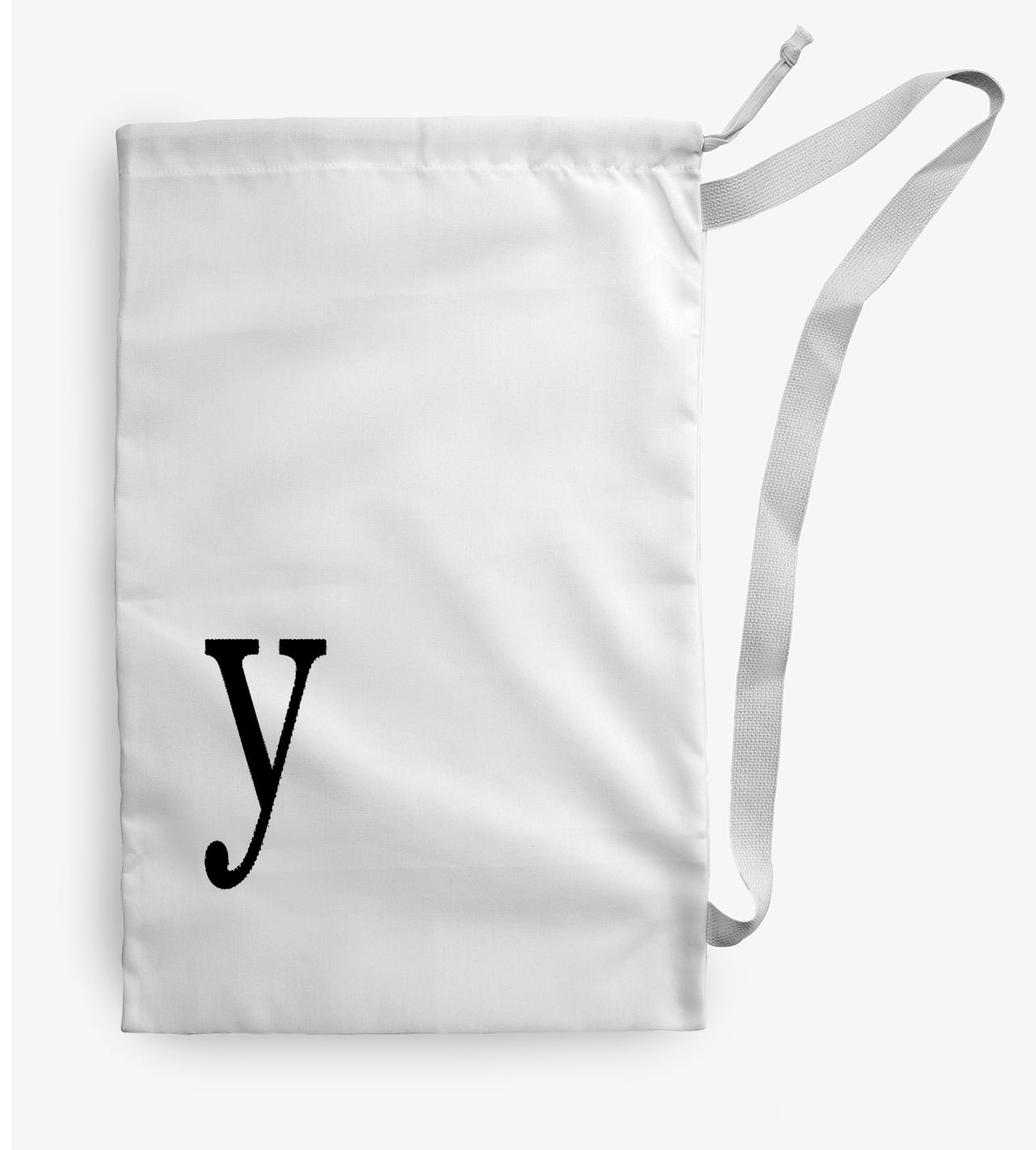 Simply Daisy Canvas Modern Monogram 28 x 36 in y Laundry Bag
