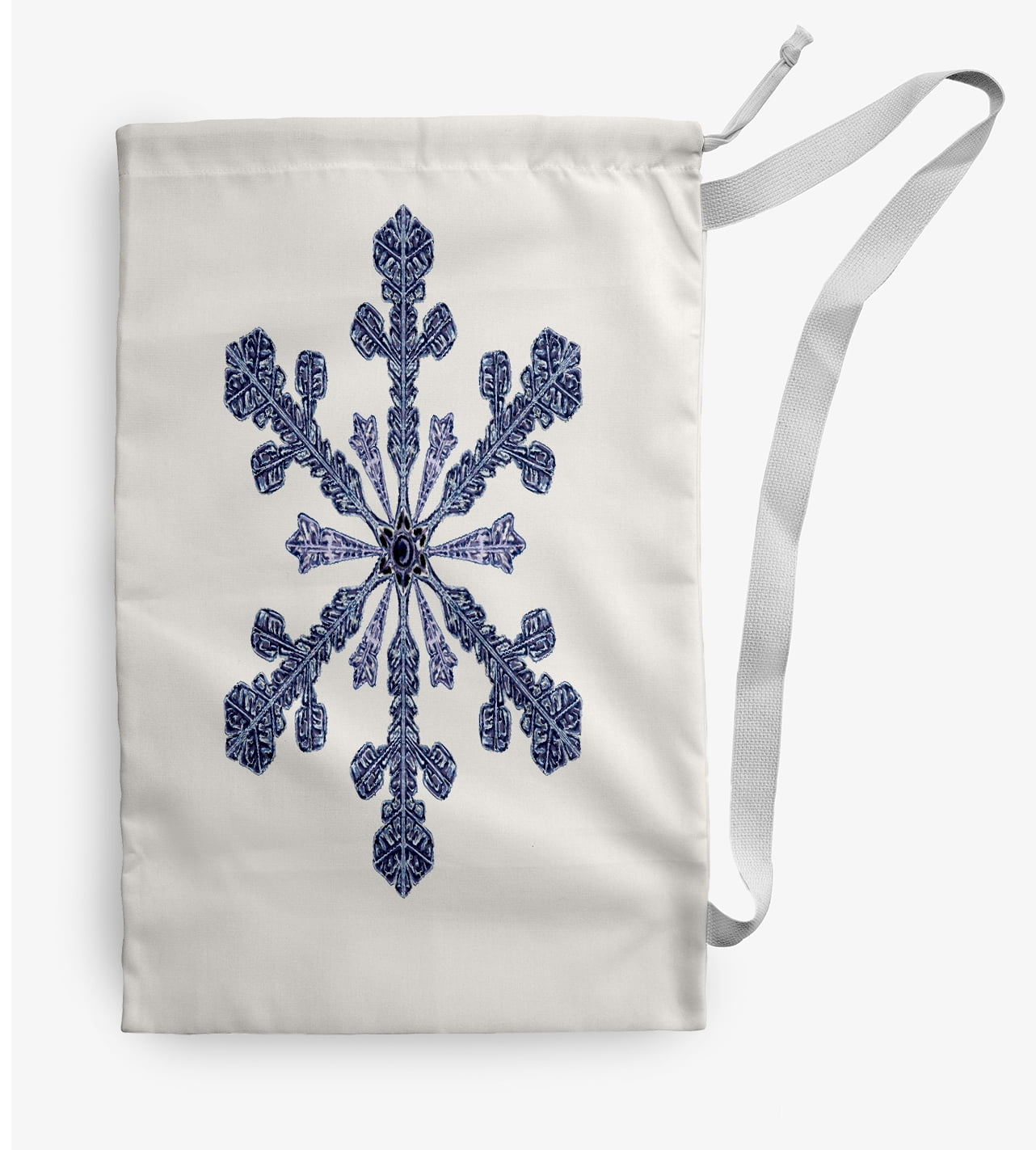 Simply Daisy Canvas Vail 28 x 36 in White Laundry Bag