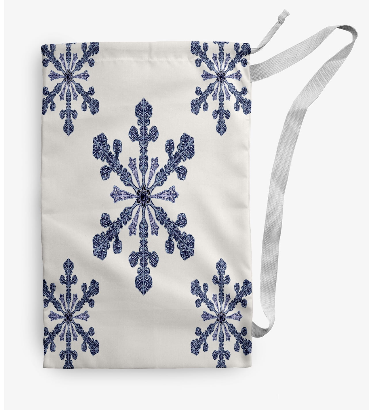 Simply Daisy Canvas Vail 28 x 36 in White Laundry Bag