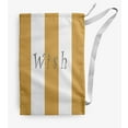thumbnail image 1 of Simply Daisy Canvas Wish on a Stripe 28 x 36 in Yellow Laundry Bag, 1 of 3