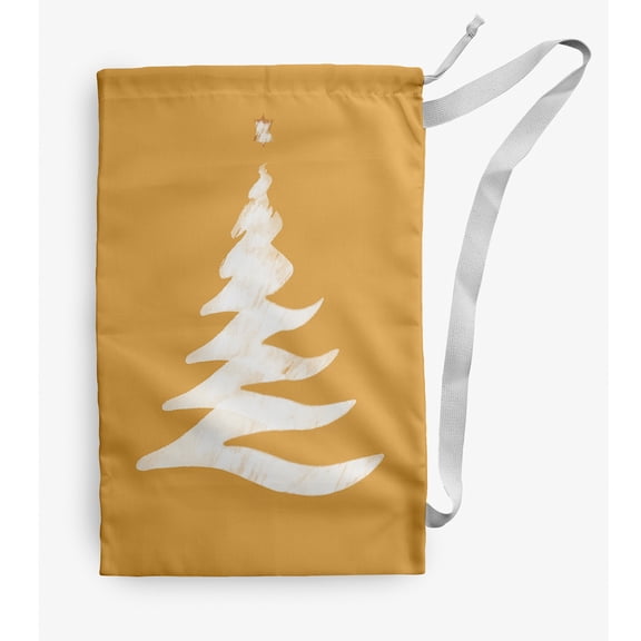 Simply Daisy Canvas Wishing Tree 28 x 36 inch Yellow Laundry Bag