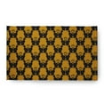 thumbnail image 1 of Simply Daisy Cat Clowder Autumn Gold Halloween Chenille Area Rug, 18" x 30", 1 of 5