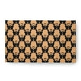 thumbnail image 1 of Simply Daisy Cat Clowder Pale Gold Halloween Chenille Area Rug, 18" x 30", 1 of 5