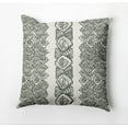 thumbnail image 1 of Simply Daisy Central Comb Outdoor Pillow, Green/White, 20 in x 20 in, 1 of 1