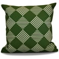 thumbnail image 1 of Simply Daisy Check It Twice Geometric Print Outdoor Pillow, 1 of 2