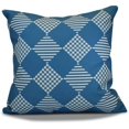 thumbnail image 1 of Simply Daisy Check It Twice Geometric Print Outdoor Pillow, 1 of 2