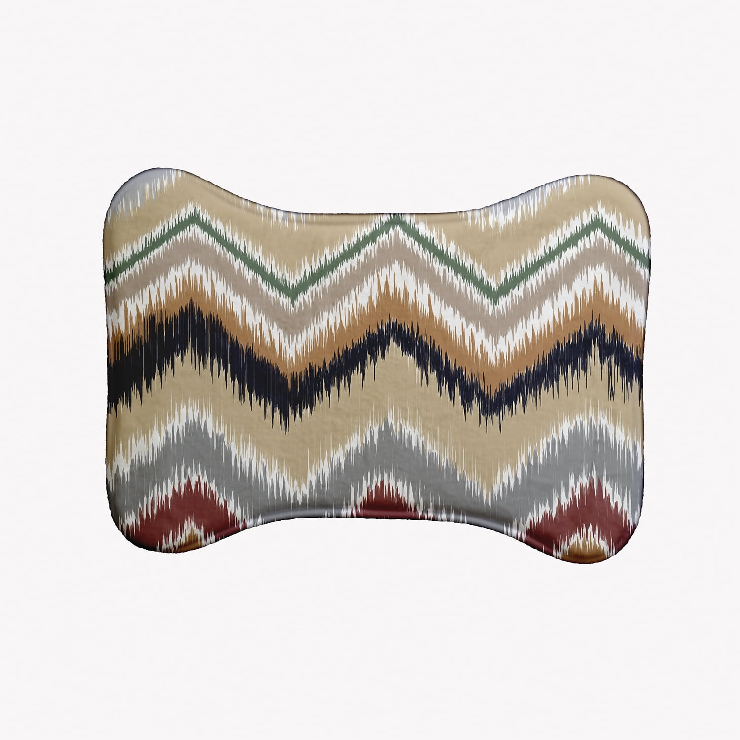 Simply Daisy Chevron Rug Bone Shape Pet Feeding Mat for Dogs - Walmart.com