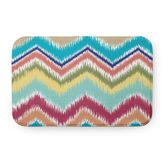 Simply Daisy Chevron Rug Pet Feeding Mat for Dogs and Cats