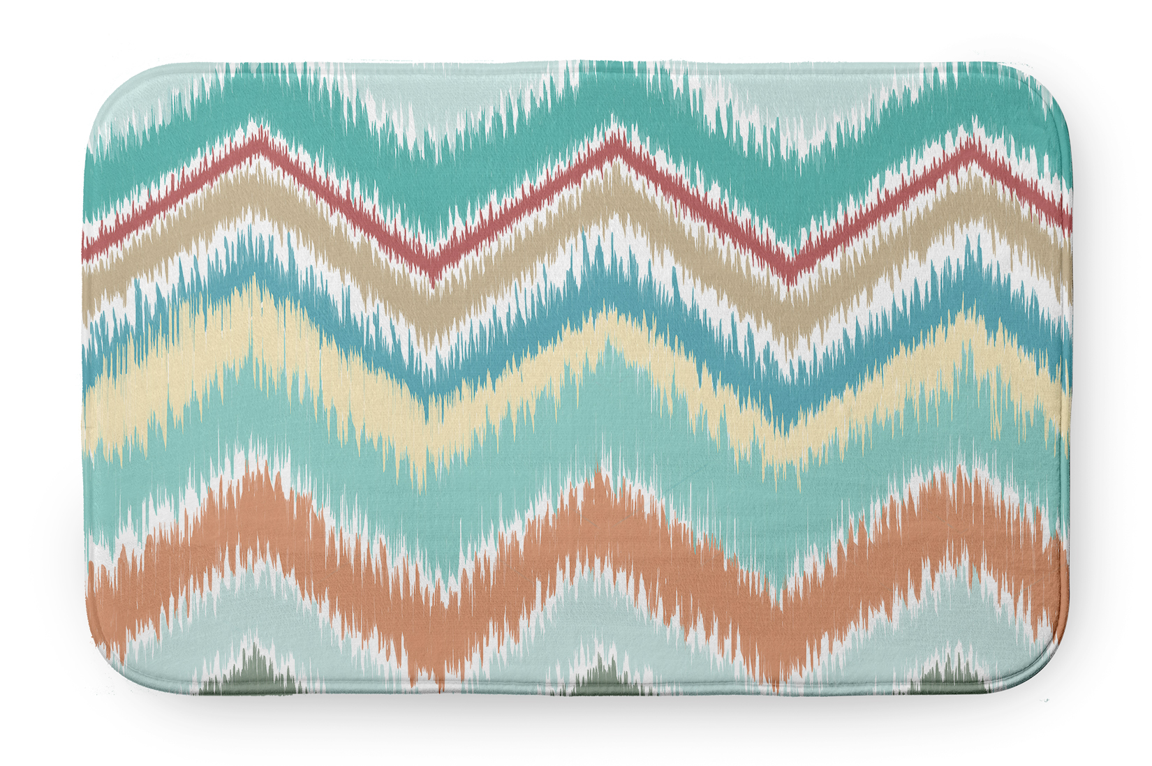 Simply Daisy Chevron Rug Pet Feeding Mat for Dogs and Cats