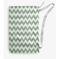 thumbnail image 1 of Simply Daisy Chevron Stripe 18 x 29 in Green Laundry Bag, 1 of 3