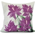 thumbnail image 1 of Simply Daisy, Christmas Cactus Floral Print Outdoor Pillow, 1 of 2