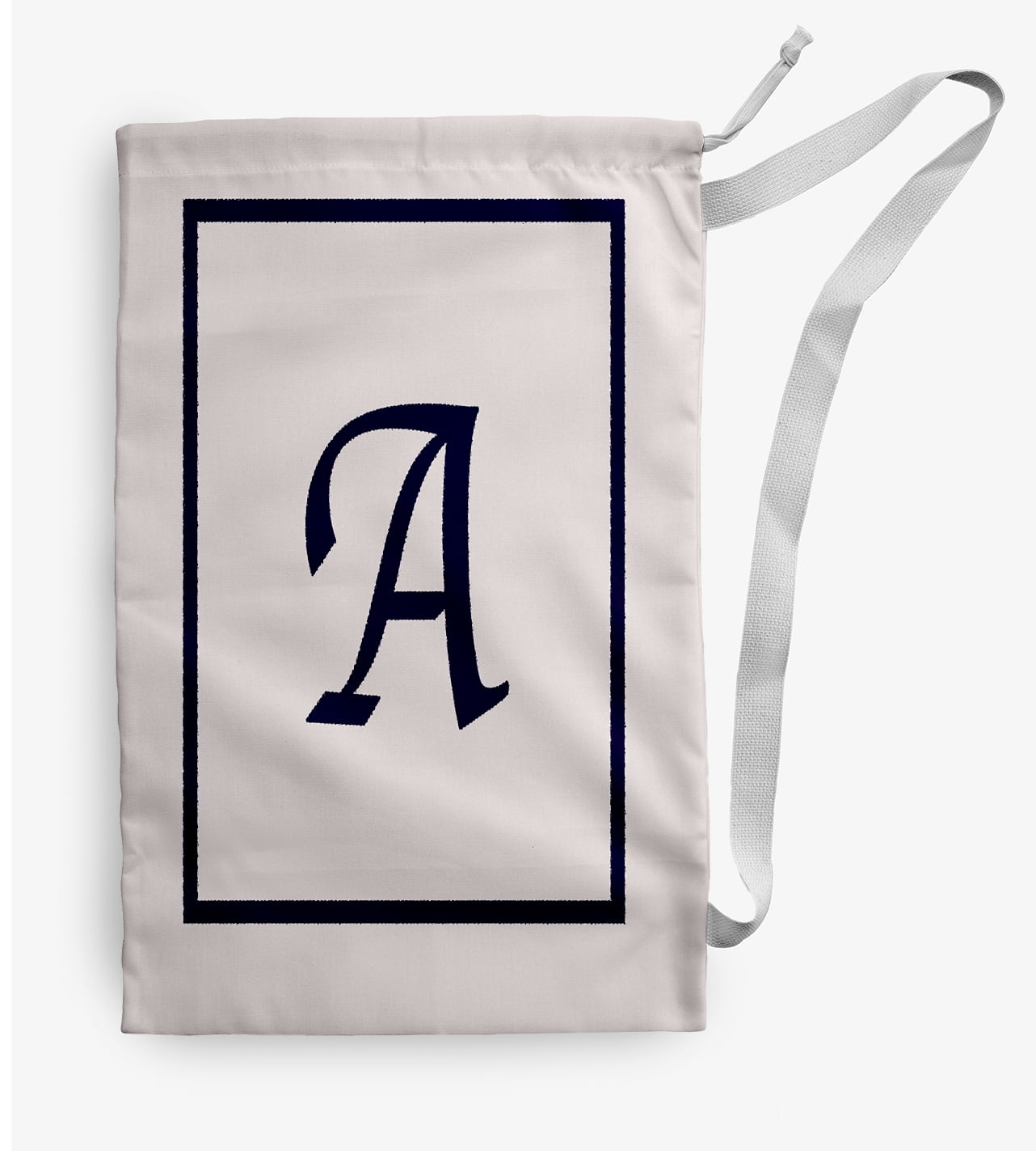 Simply Daisy Classic Monogram 18 x 29 in A Laundry Bag
