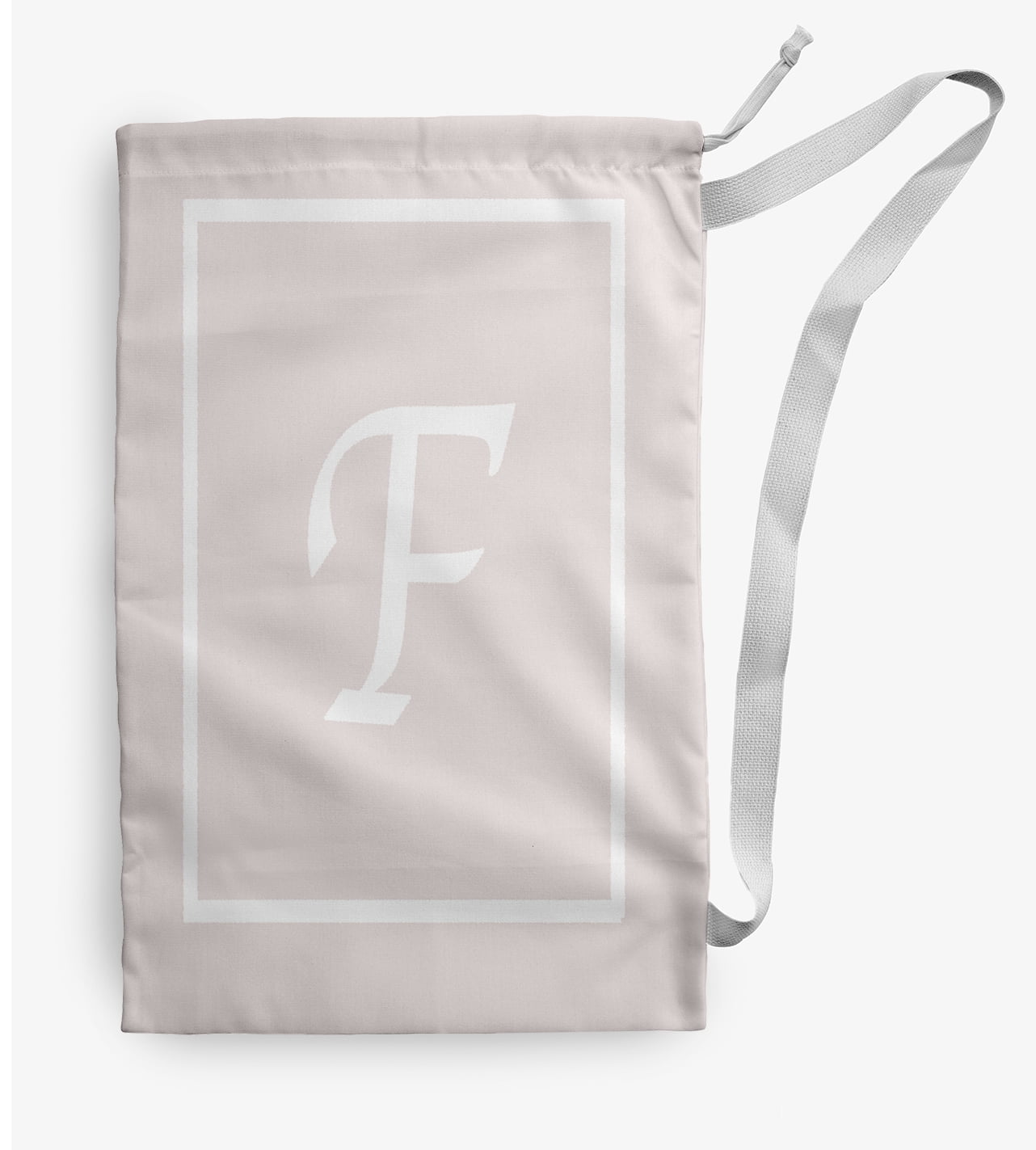 Simply Daisy Classic Monogram 18 x 29 in F Laundry Bag
