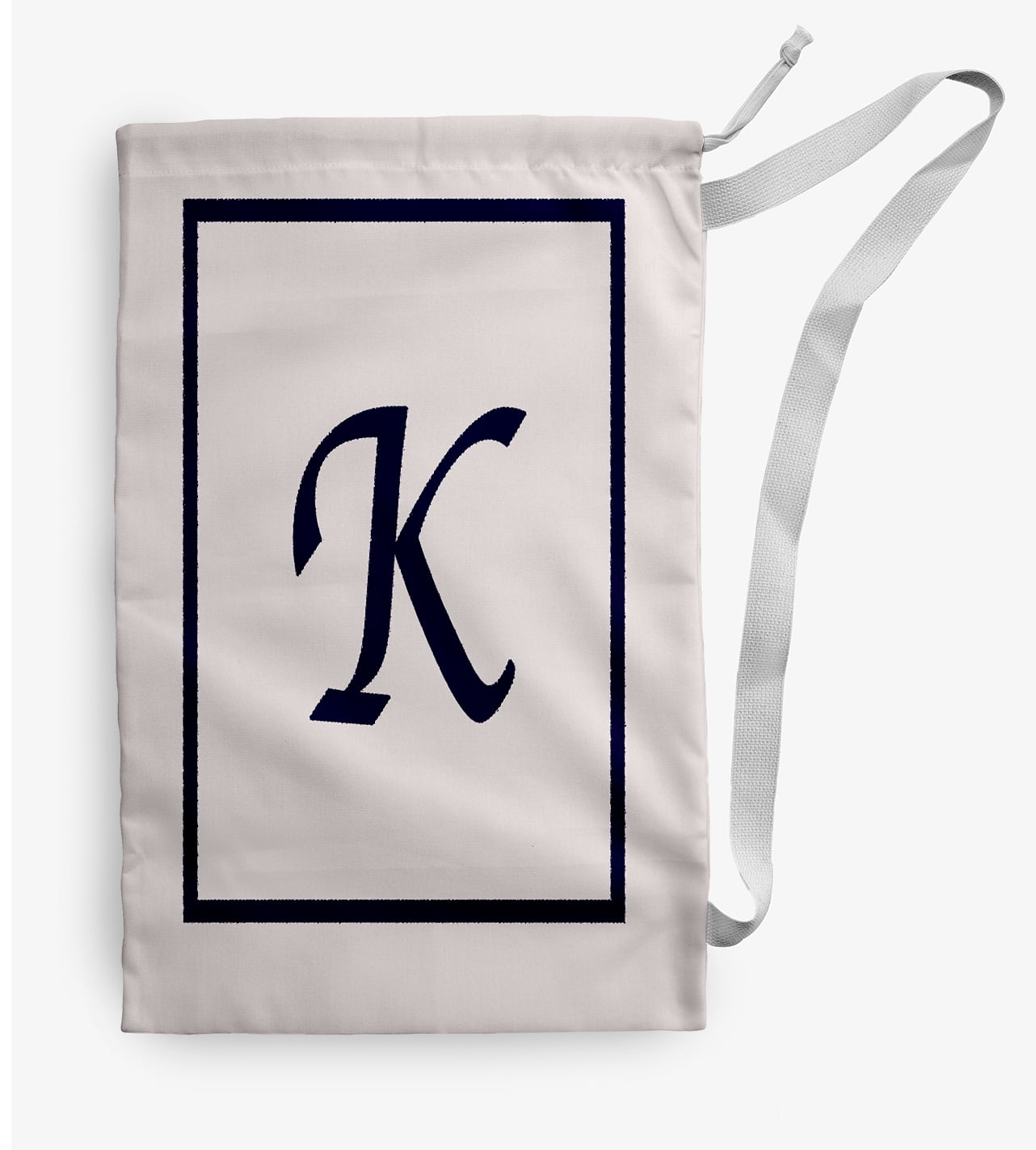 Simply Daisy Classic Monogram 18 x 29 in K Laundry Bag