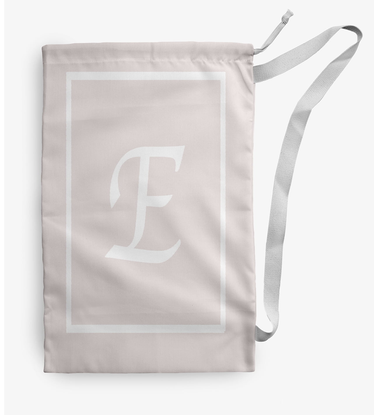 Simply Daisy Classic Monogram 18 x 29 inch E Laundry Bag