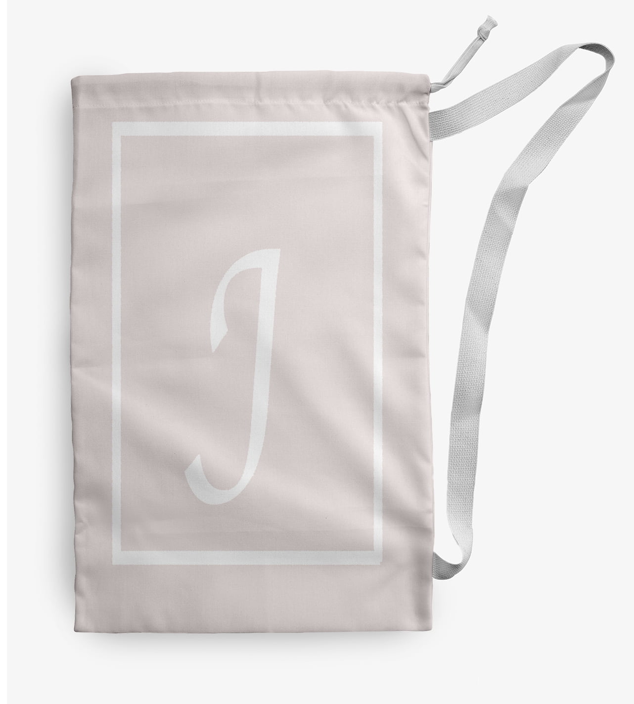 Simply Daisy Classic Monogram 18 x 29 inch J Laundry Bag