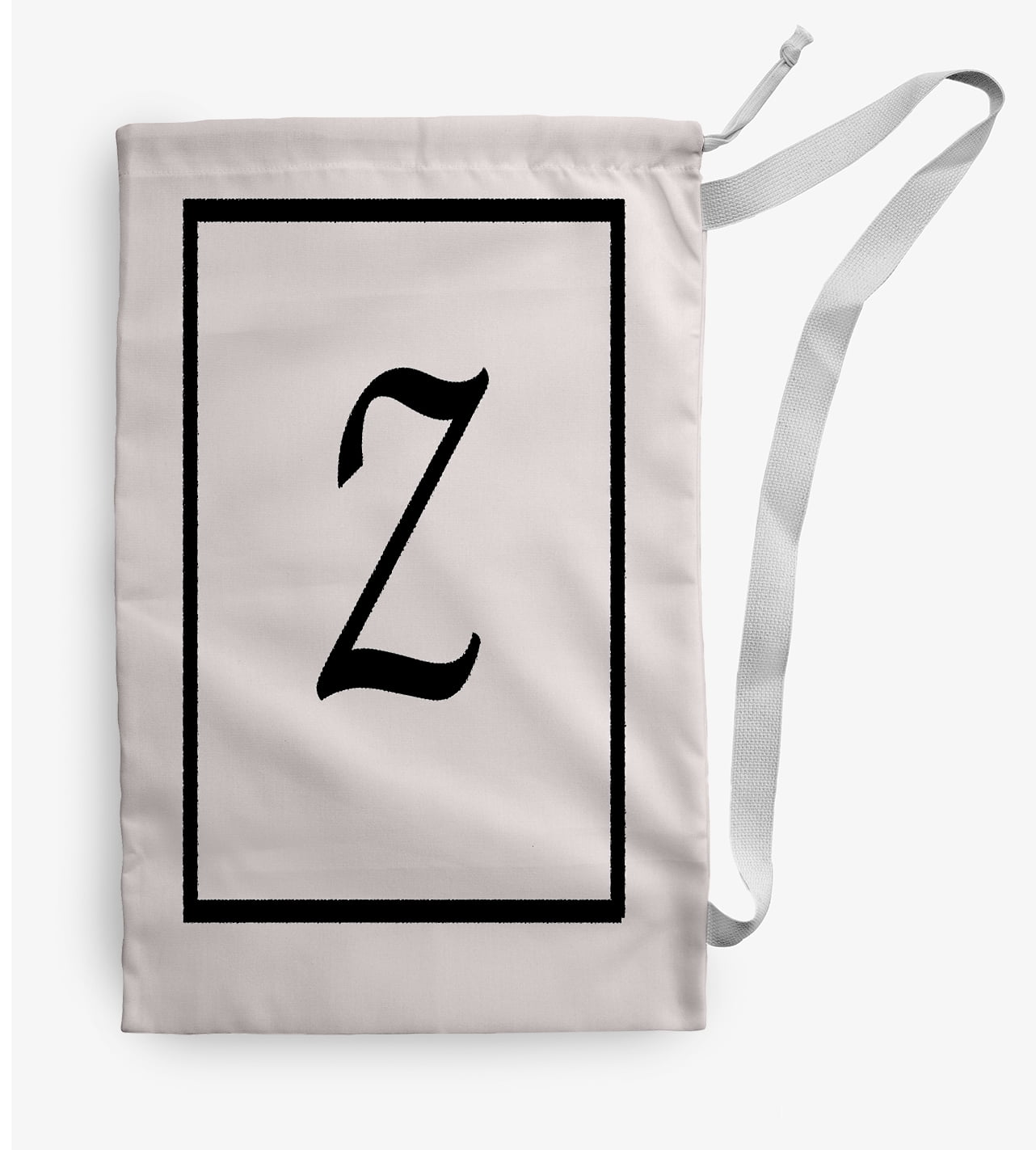 Simply Daisy Classic Monogram 18 x 29 inch Z Laundry Bag