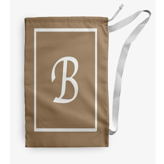 Simply Daisy Classic Monogram 28 x 36 in B Laundry Bag