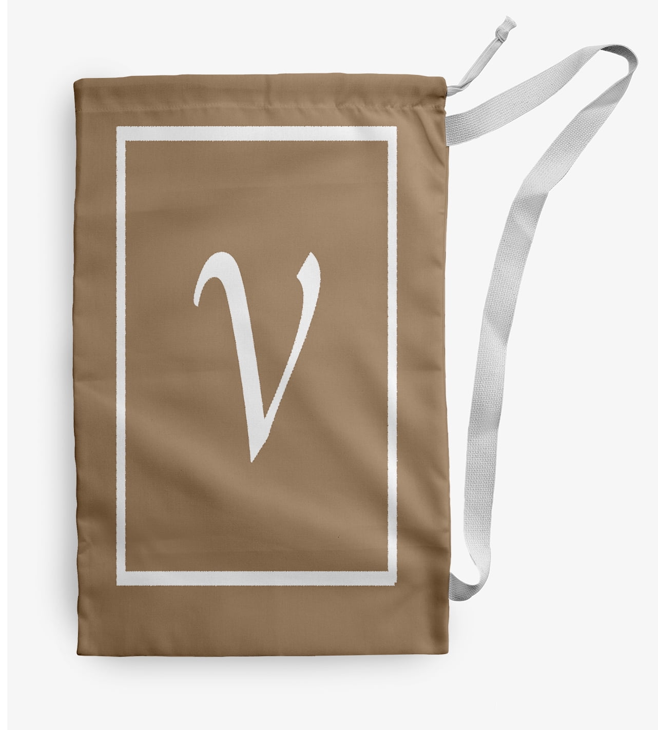 Simply Daisy Classic Monogram 28 x 36 in V Laundry Bag