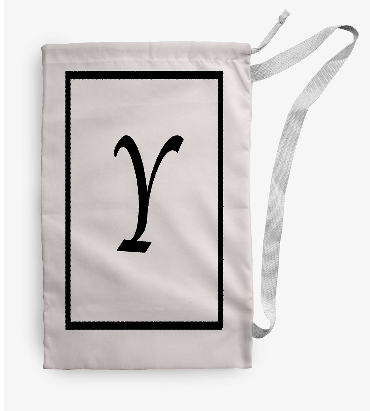 Simply Daisy Classic Monogram 28 x 36 in Y Laundry Bag