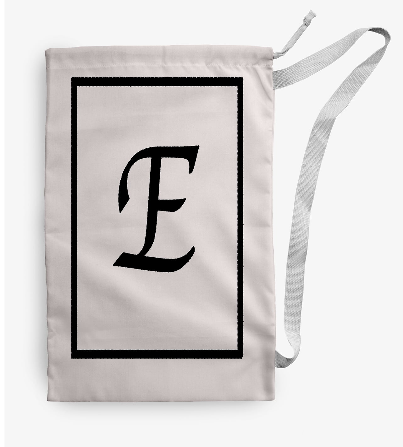Simply Daisy Classic Monogram 28 x 36 inch E Laundry Bag