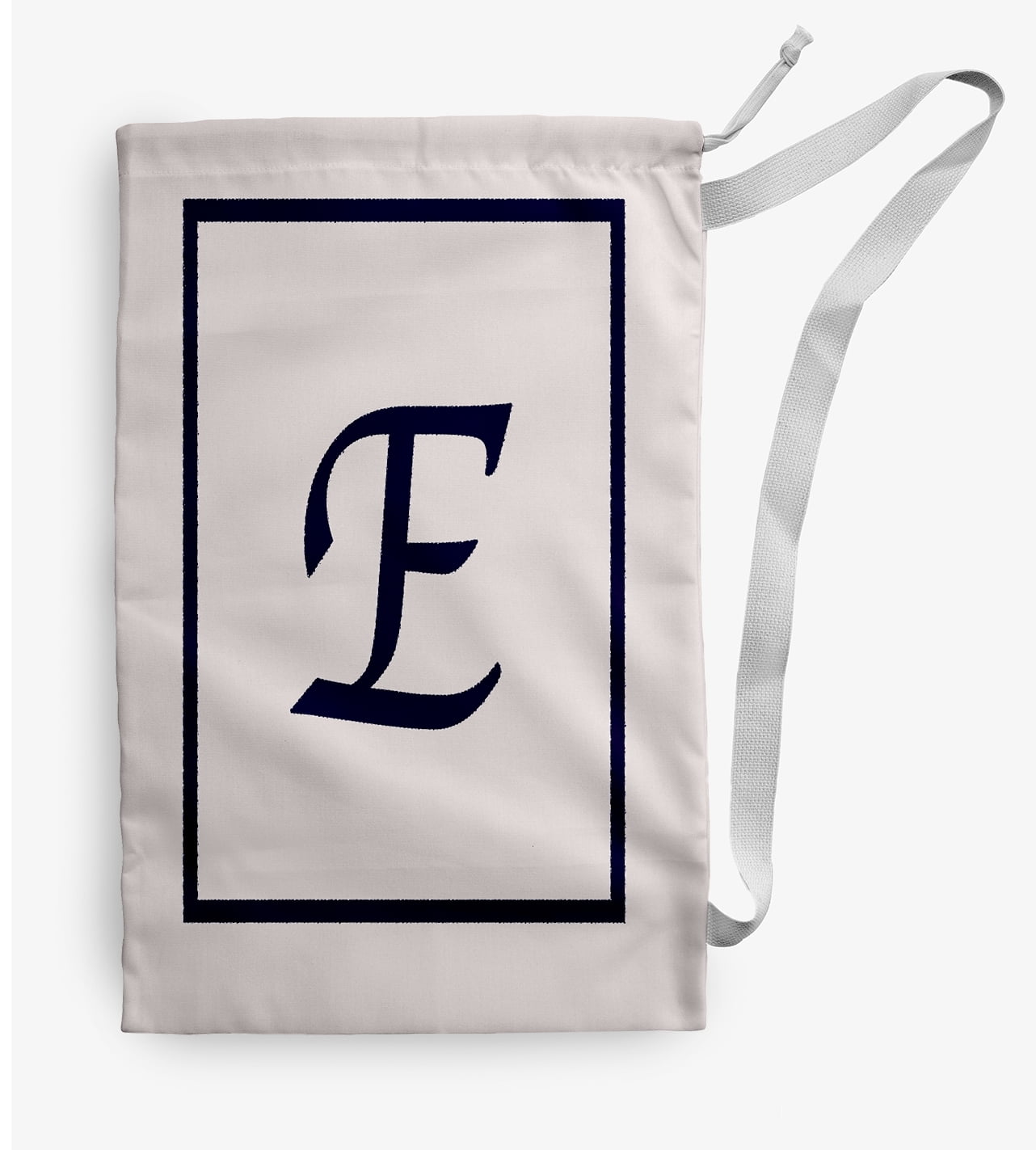 Simply Daisy Classic Monogram 28 x 36 inch E Laundry Bag