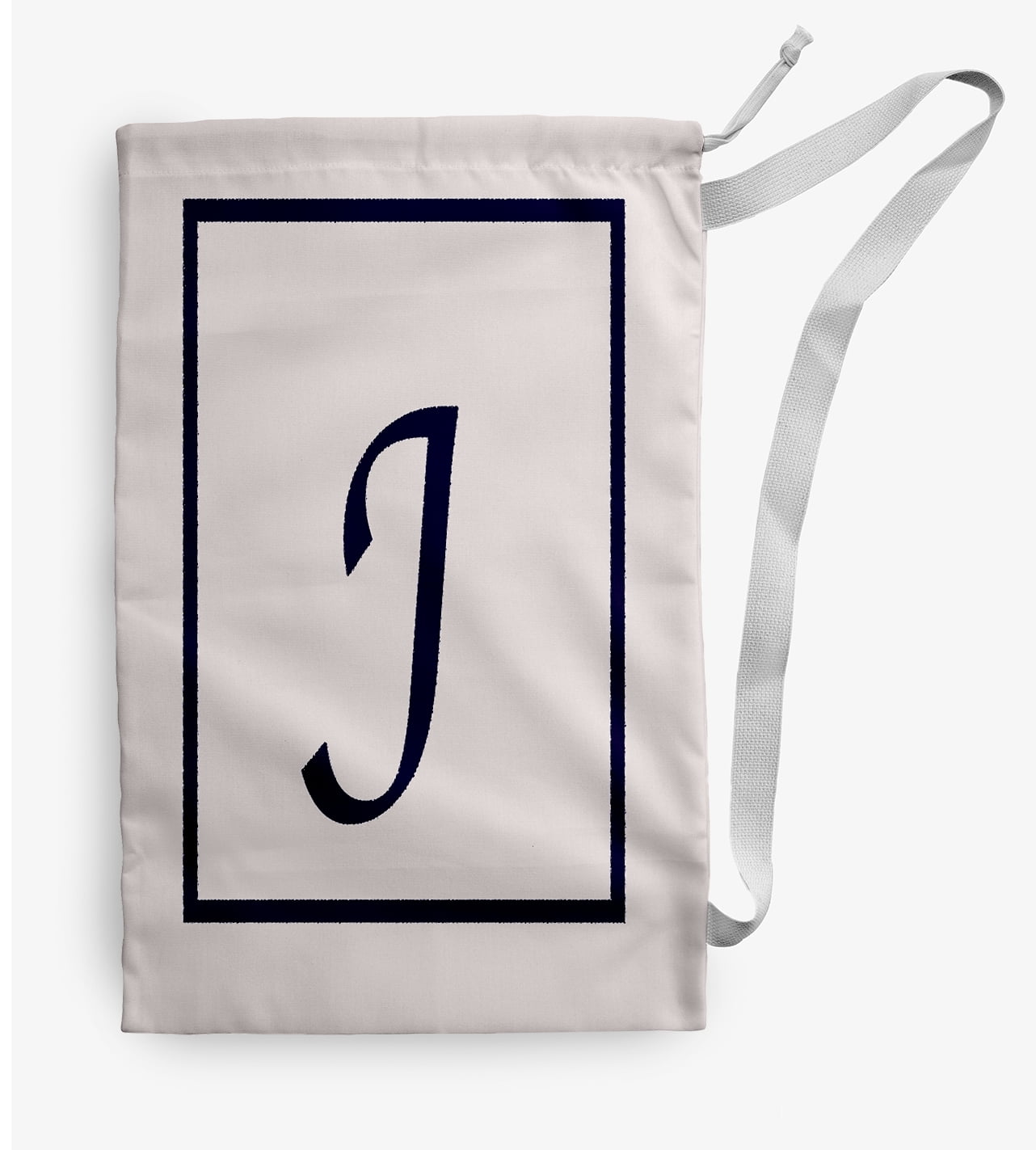 Simply Daisy Classic Monogram 28 x 36 inch J Laundry Bag