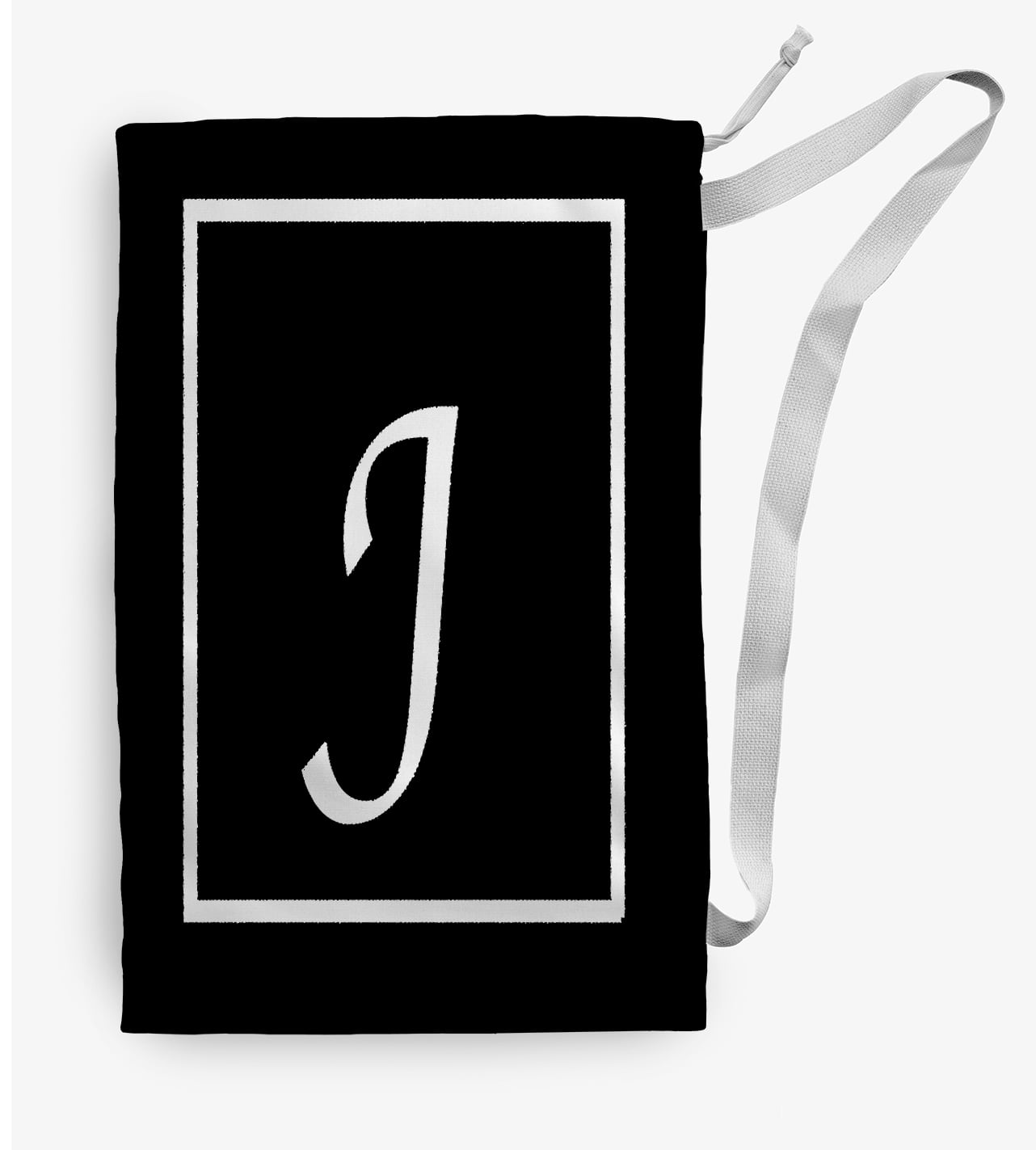 Simply Daisy Classic Monogram 28 x 36 inch J Laundry Bag