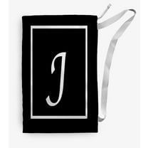 Simply Daisy Classic Monogram 28 x 36 inch J Laundry Bag
