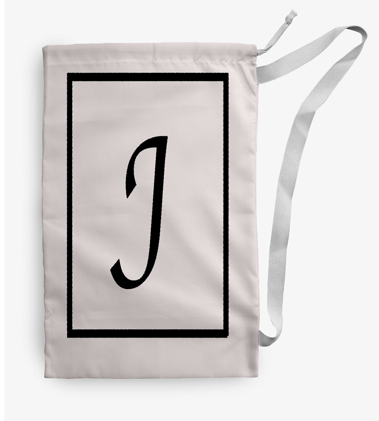 Simply Daisy Classic Monogram 28 x 36 inch J Laundry Bag