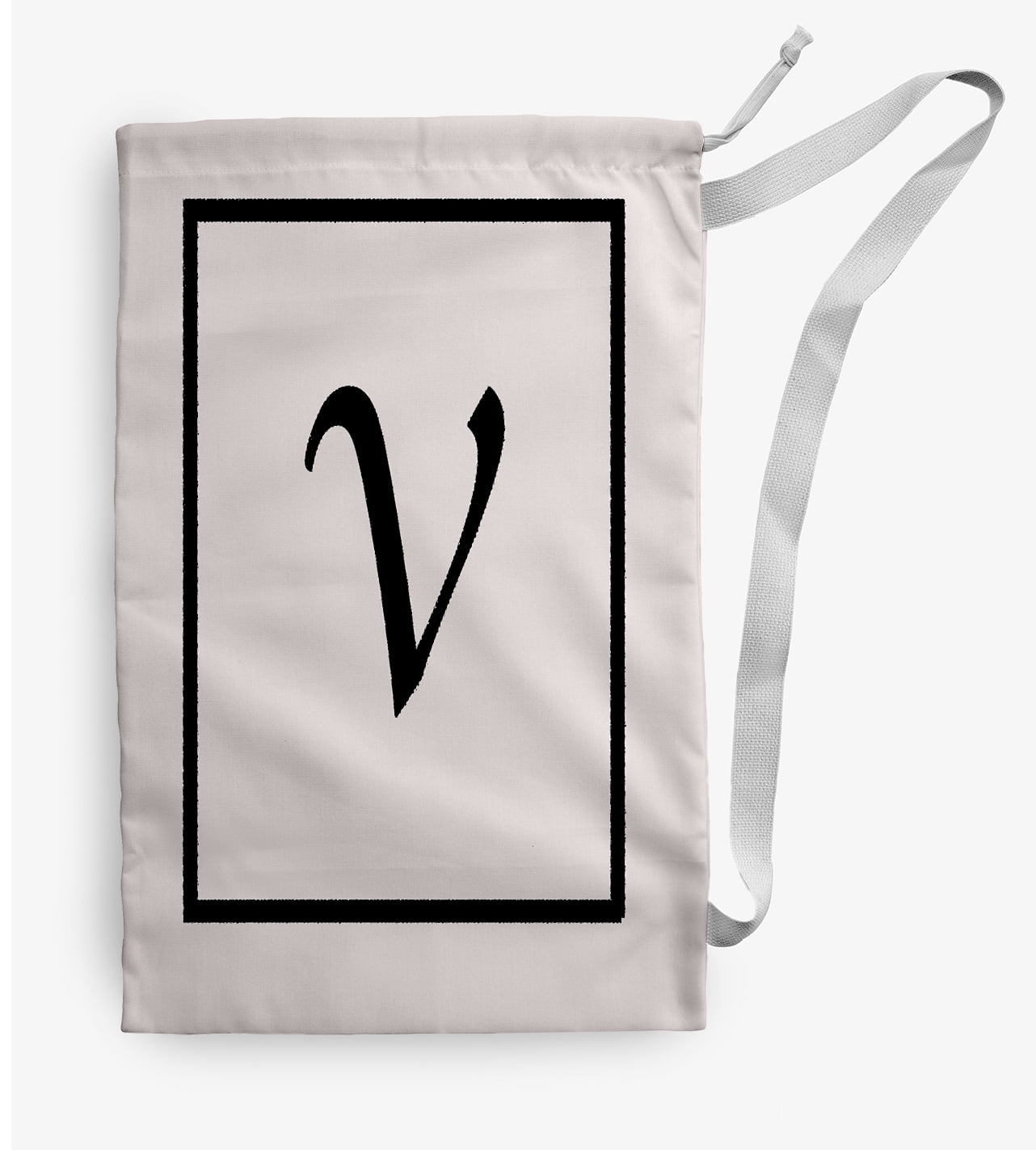 Simply Daisy Classic Monogram 28 x 36 inch V Laundry Bag
