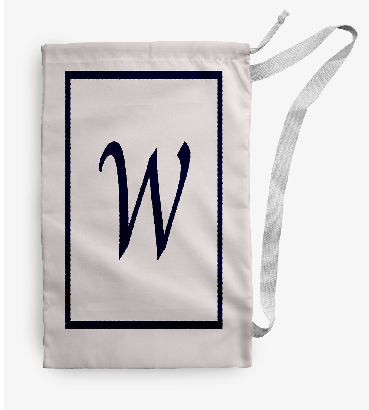 Simply Daisy Classic Monogram 28 x 36 inch W Laundry Bag