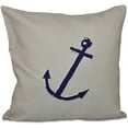 thumbnail image 1 of Simply Daisy Coastal Print Decorative Pillow, 16" x 16", Taupe, 1 of 1