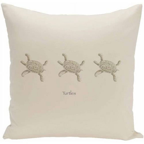 Simply Daisy Coastal Print Decorative Pillow, 16" x 16"