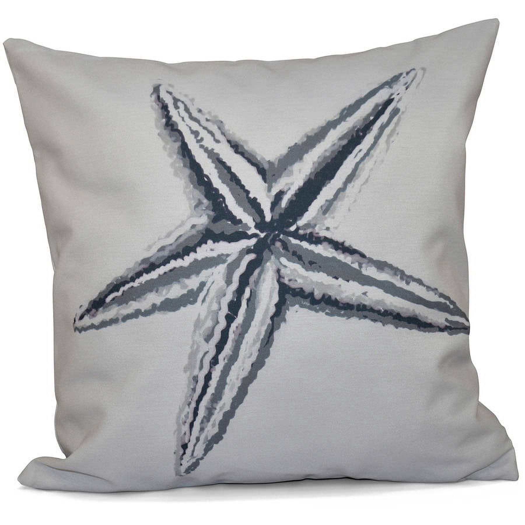 Simply Daisy Coastal Print Decorative Pillow, 16" x 16"