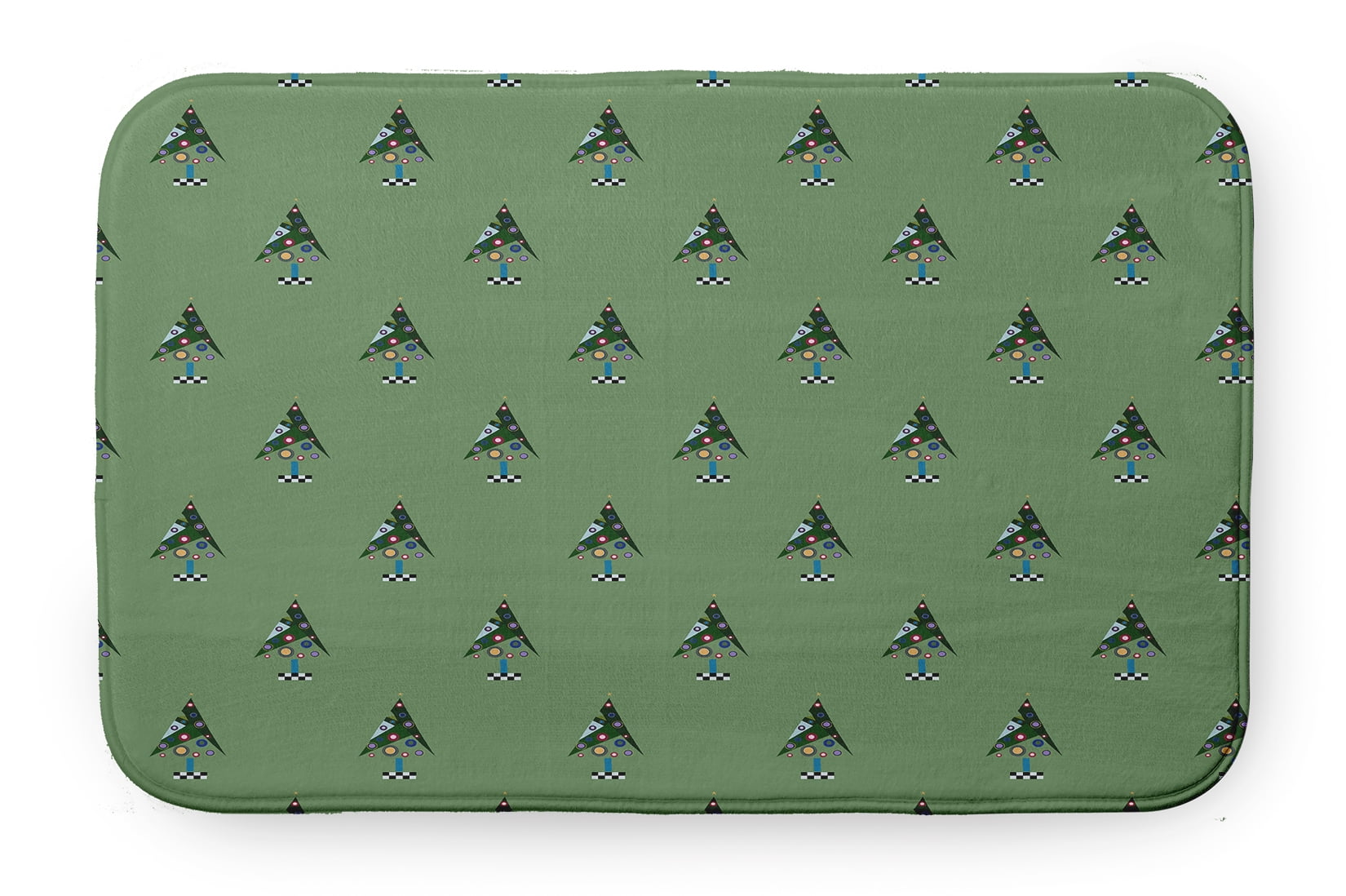 Simply Daisy Crazy Christmas Pet Feeding Mat for Dogs and Cats