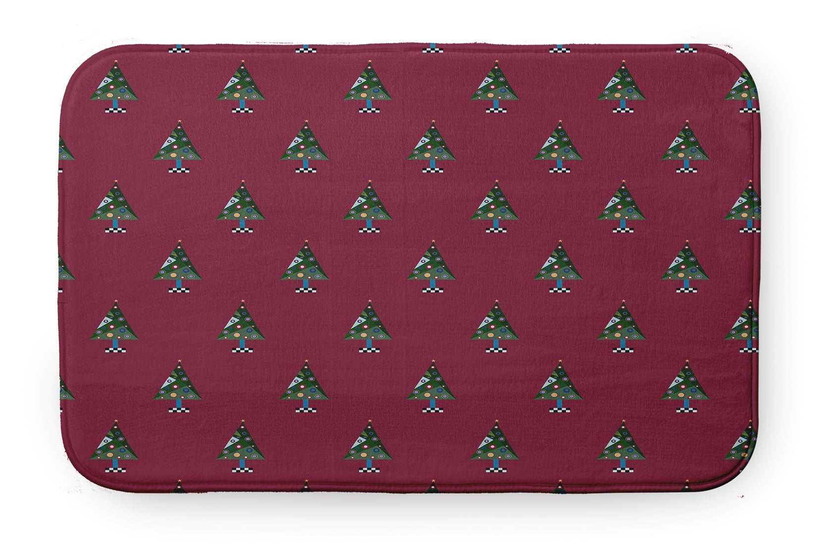 Simply Daisy Crazy Christmas Pet Feeding Mat for Dogs and Cats