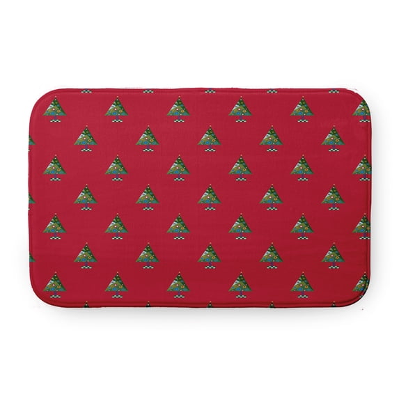 Simply Daisy Crazy Christmas Pet Feeding Mat for Dogs and Cats